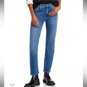 Mother The Mid Rise Rider Flood Jeans Women’s 28 Straight Leg Ankle C